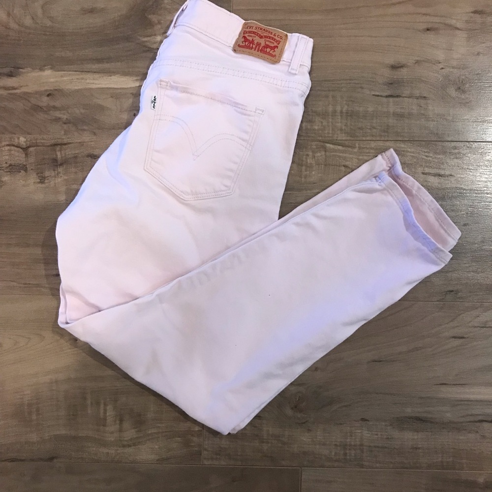 Levi’s Pink Zipper Fly Jeans 5 Pocket Size 6